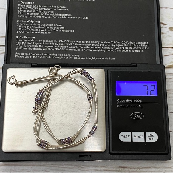 Liquid Silver 3-Strand Choker Necklace - Picture 4 of 8